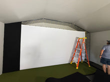 Load image into Gallery viewer, BUILD YOUR OWN Impact Screen Surround (ECOFI CARPET-TYPE FABRIC)
