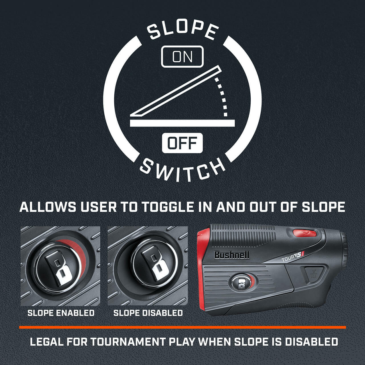 Tour V5 Shift Laser Rangefinder by Bushnell